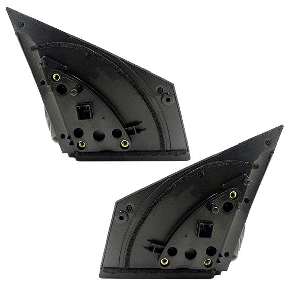 Brock Replacement Driver and Passenger Power Side View Mirrors Heated Compatible with Accent 87610-1R210 87620-1R210