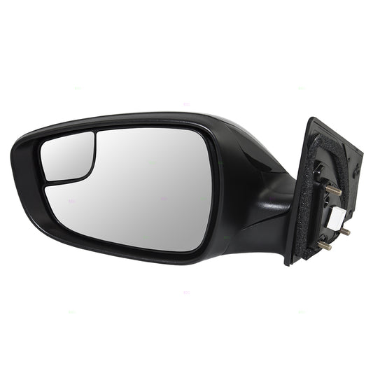 Brock Replacement Drivers Power Side View Mirror Heated with Blind Spot Glass Compatible with 2014-2016 Elantra Korea 87610-3X680