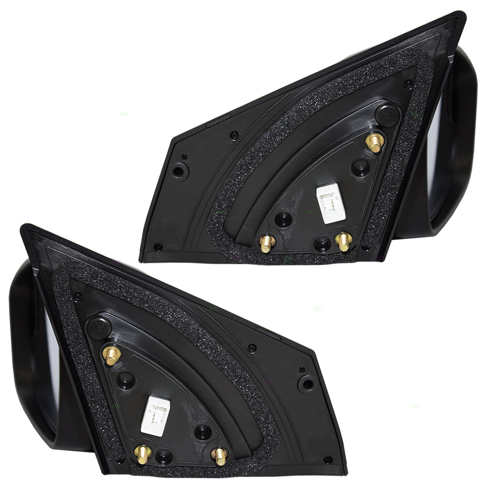 Brock Replacement Driver and Passenger Power Side View Mirrors Heated with Blind Spot Glass Compatible with 2014-2016 Elantra Korea 87610-3X680 87620-3X680