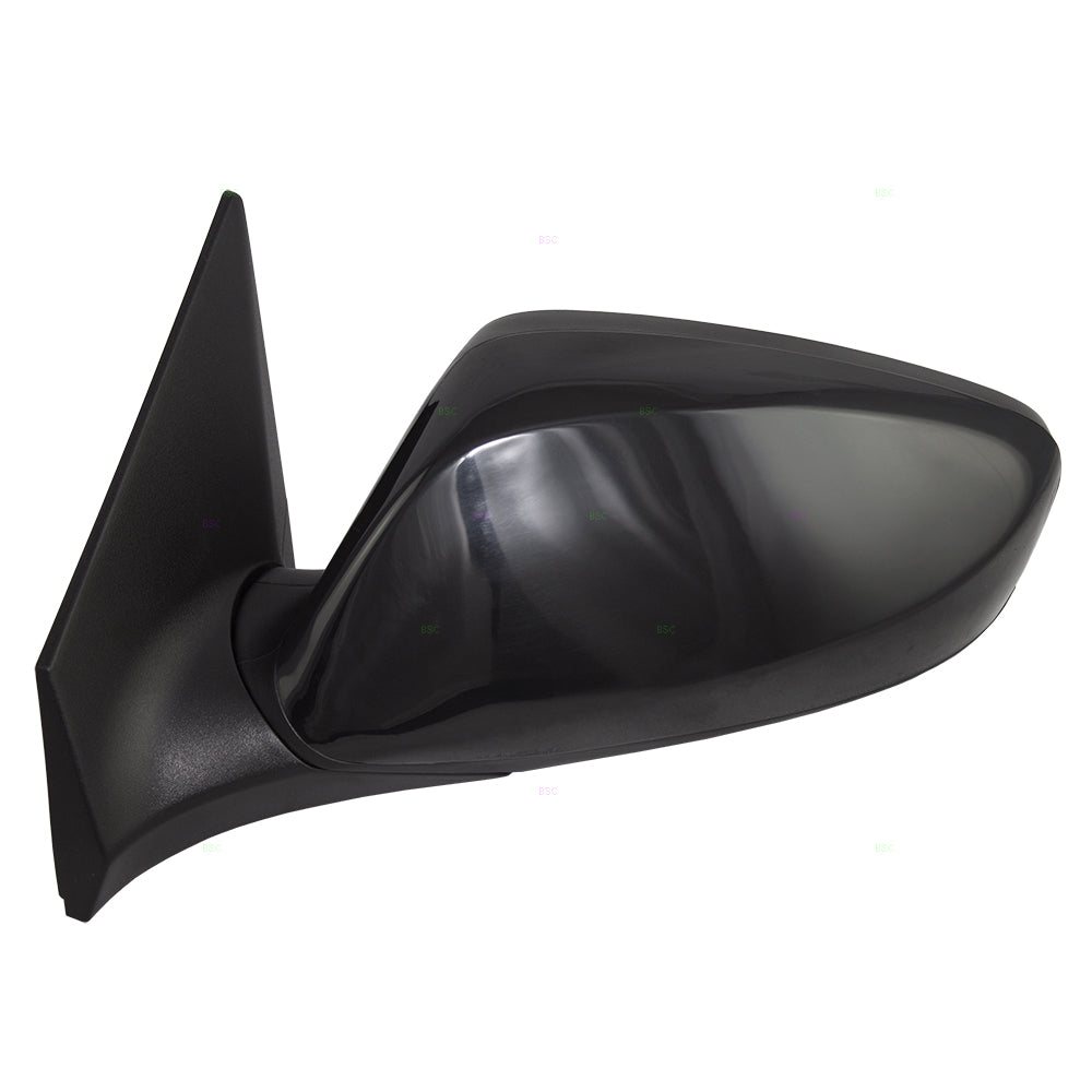 Brock Replacement Drivers Power Side View Mirror Heated with Blind Spot Glass Compatible with 2014-2016 Elantra Korea 87610-3X680