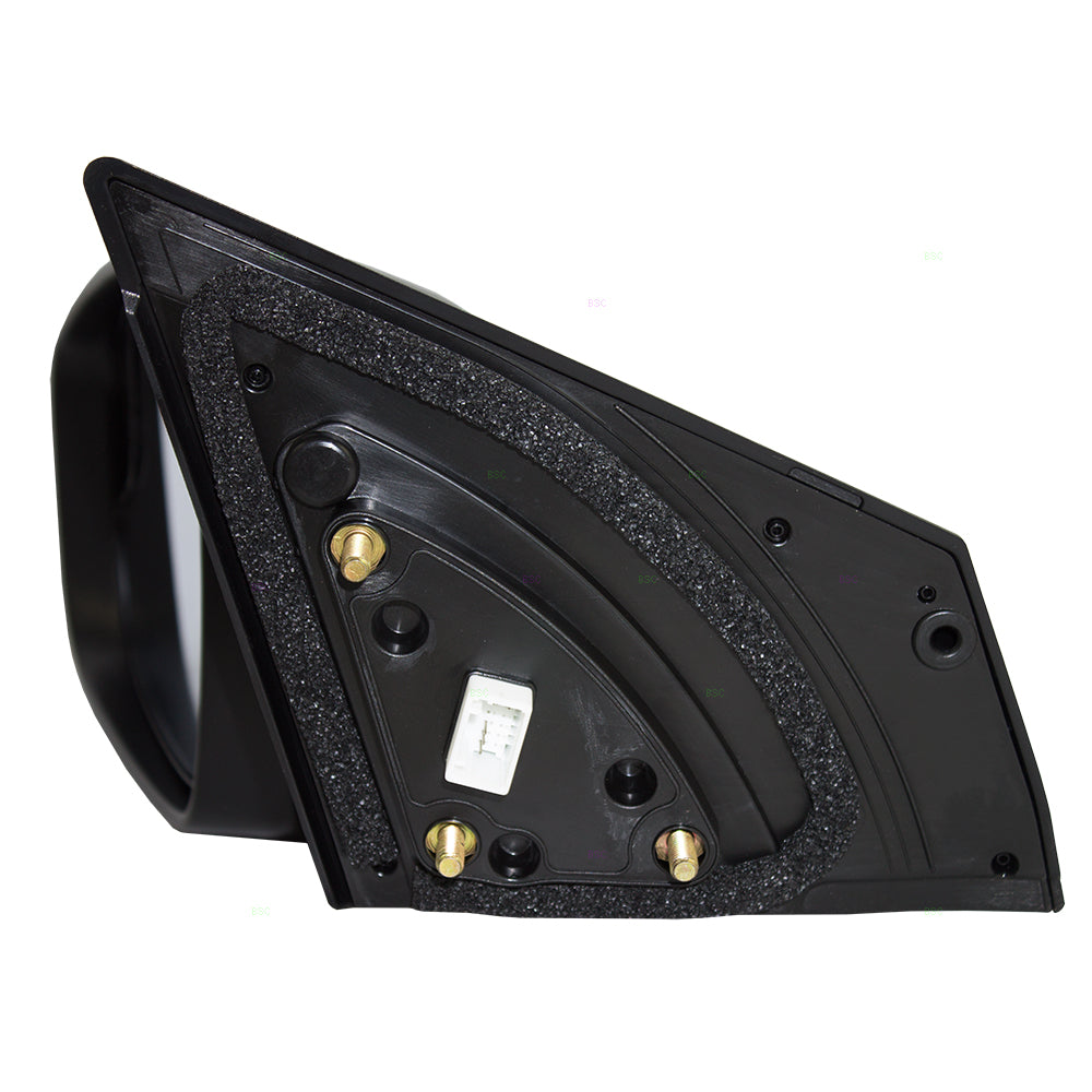 Brock Replacement Drivers Power Side View Mirror Heated with Blind Spot Glass Compatible with 2014-2016 Elantra Korea 87610-3X680