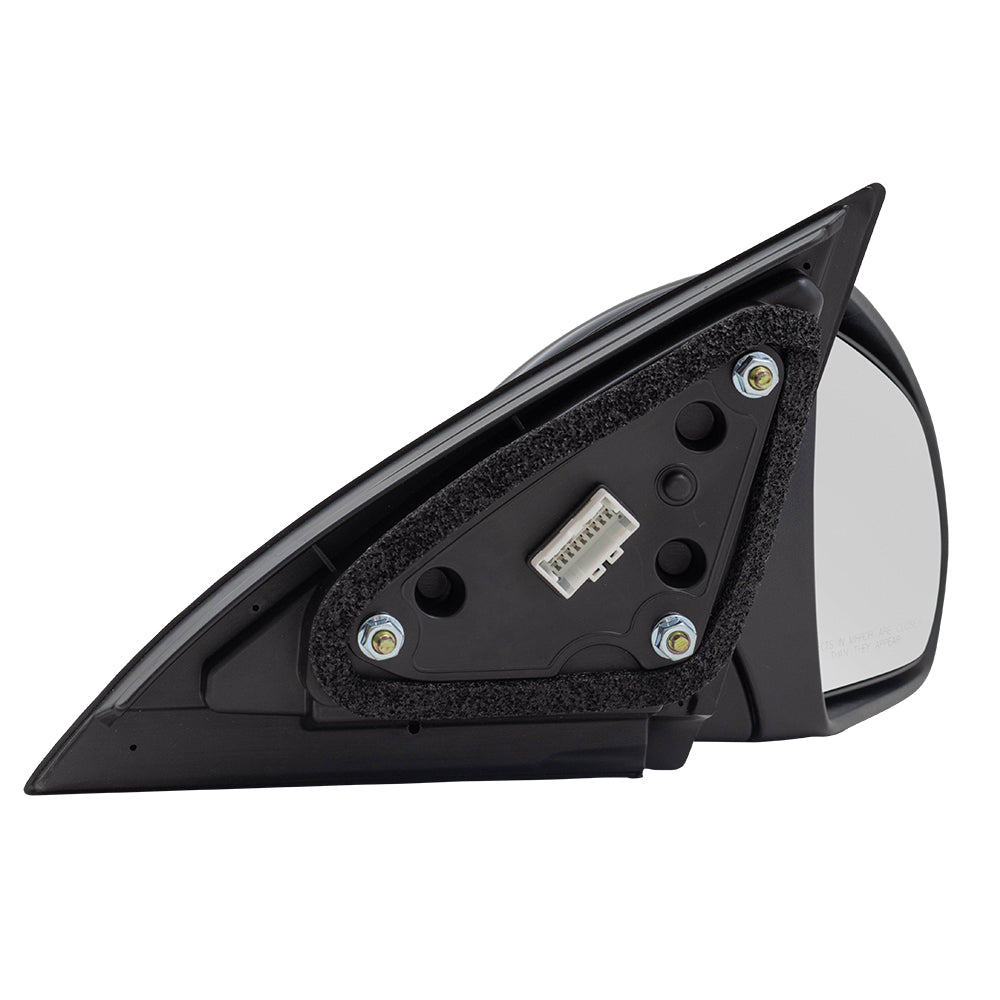 Brock Replacement Pair Power Mirrors Compatible with 2018 Elantra GT Driver and Passenger Side View Set Heated Spotter Glass 87610-G3260 87620-G3260