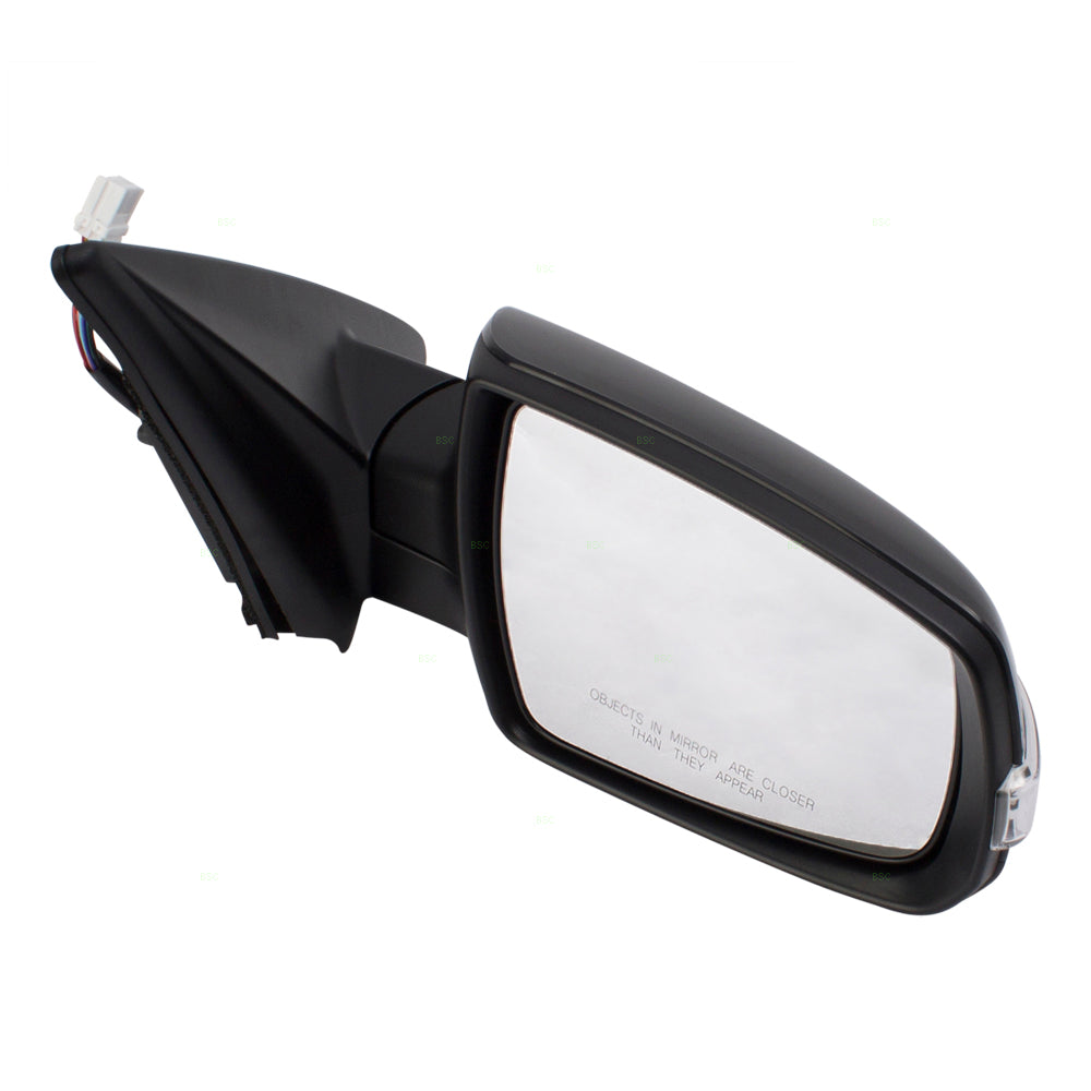 Brock Replacement Passengers Power Folding Side View Mirror Heated w/ Signal & Memory Compatible with 11-13 Sorento 876201U060
