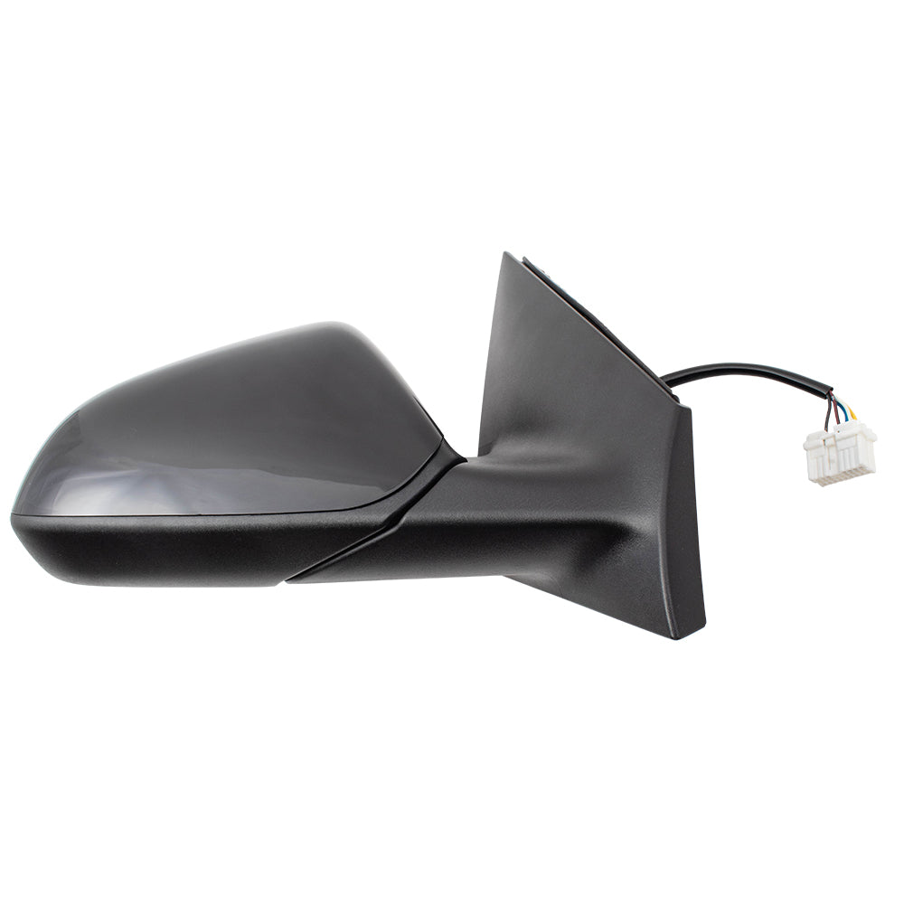 Brock Replacement Pair Set Power Side View Mirrors Heated Compatible with 15-19 Sonata 87610C2000 87620C2000 HY1320203 HY1321203