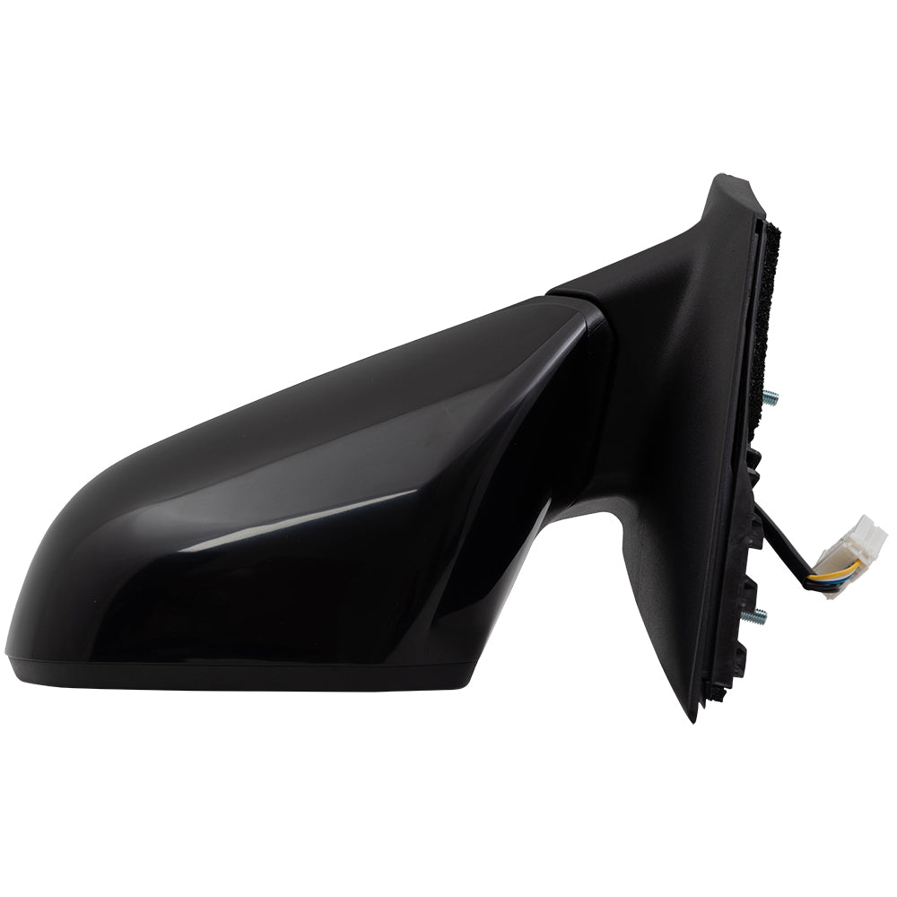 Brock Replacement Drivers Power Side View Mirror Heated Spotter Glass Compatible with 15-19 Sonata 87610-C2000 HY1320203 128-65084EL