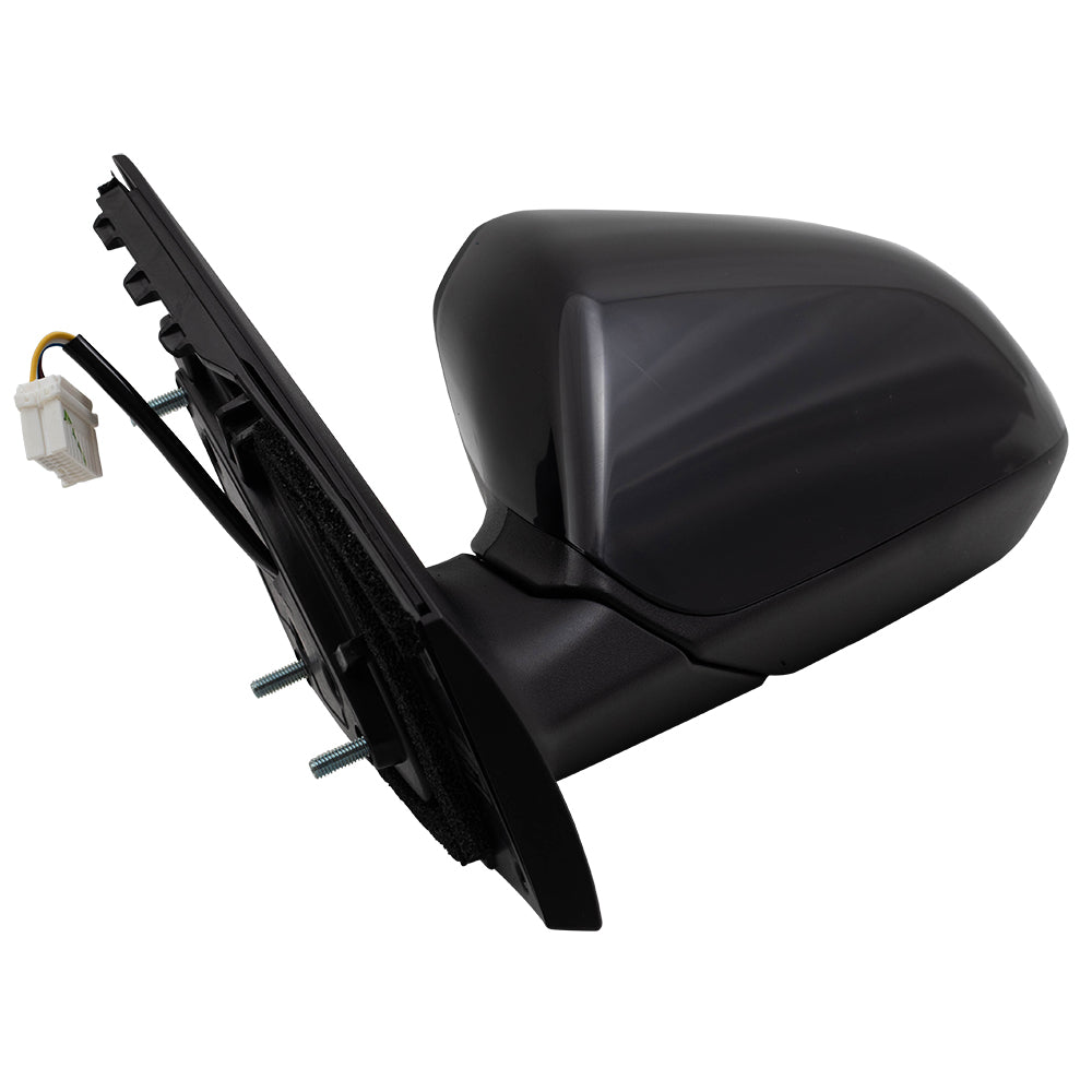 Brock Replacement Drivers Power Side View Mirror Heated Spotter Glass Compatible with 15-19 Sonata 87610-C2000 HY1320203 128-65084EL