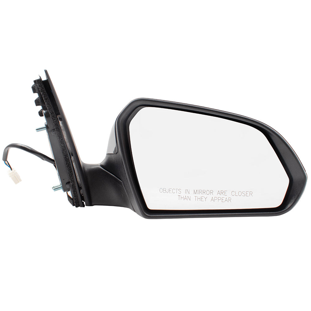 Brock Replacement Passengers Power Side View Mirror Heated Compatible with 15-19 Sonata 87620-C2000 HY1321203 128-65083ER
