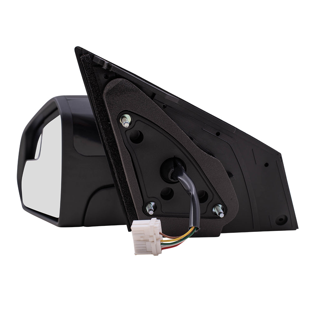 Brock Replacement Pair Set Power Side View Mirrors Heated w/ Turn Signal Compatible with 15-17 Sonata 87610C2010 87620C2010