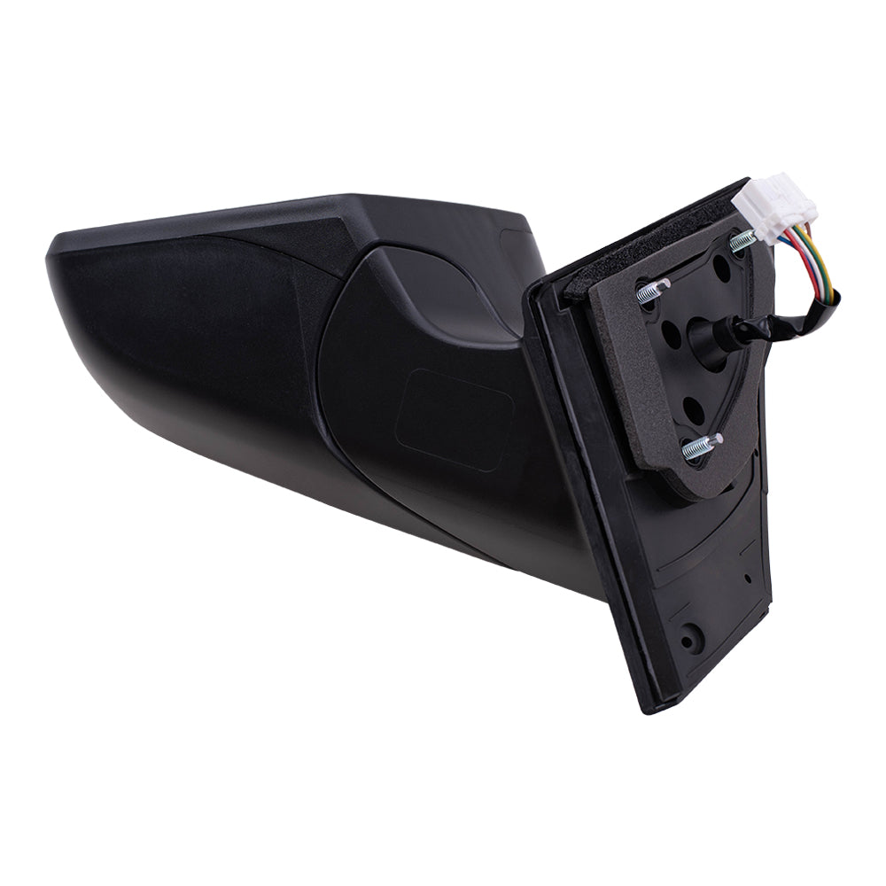 Brock Replacement Pair Set Power Side View Mirrors Heated w/ Turn Signal Compatible with 15-17 Sonata 87610C2010 87620C2010