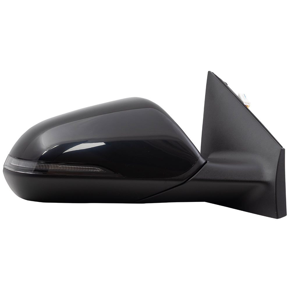 Brock Replacement Set Power Mirrors Heated with Signal Blind Spot Detection Compatible with 2018 2019 Sonata