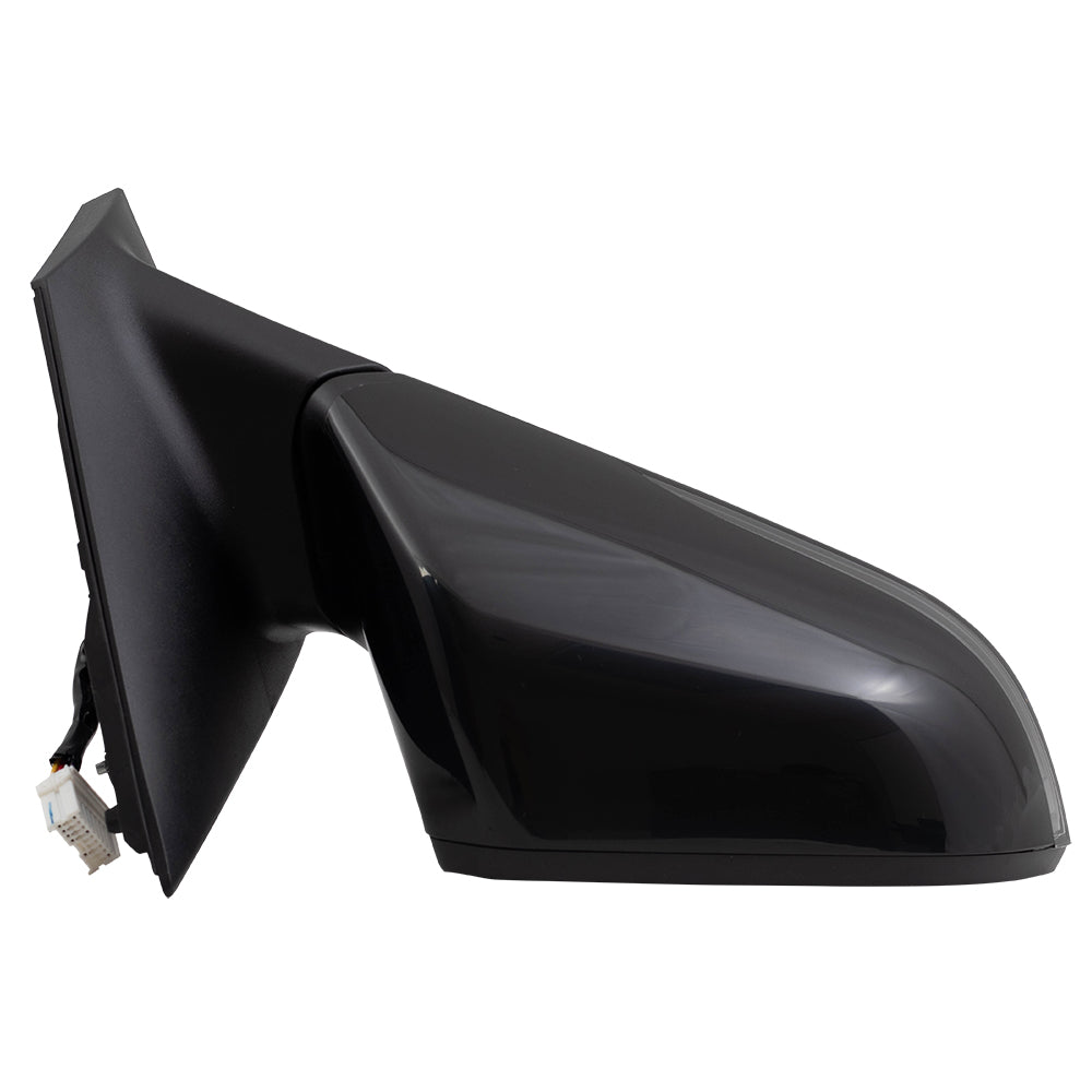 Brock Replacement Set Power Mirrors Heated with Signal Blind Spot Detection Compatible with 2018 2019 Sonata