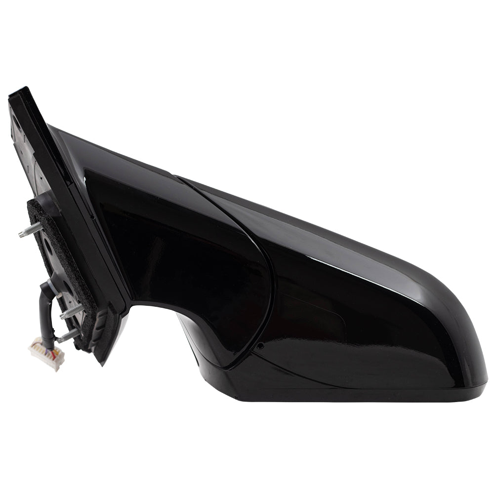 Brock Replacement Driver Power Gloss Mirror Heated with Signal Blind Spot Detection Compatible with 2018 2019 Sonata
