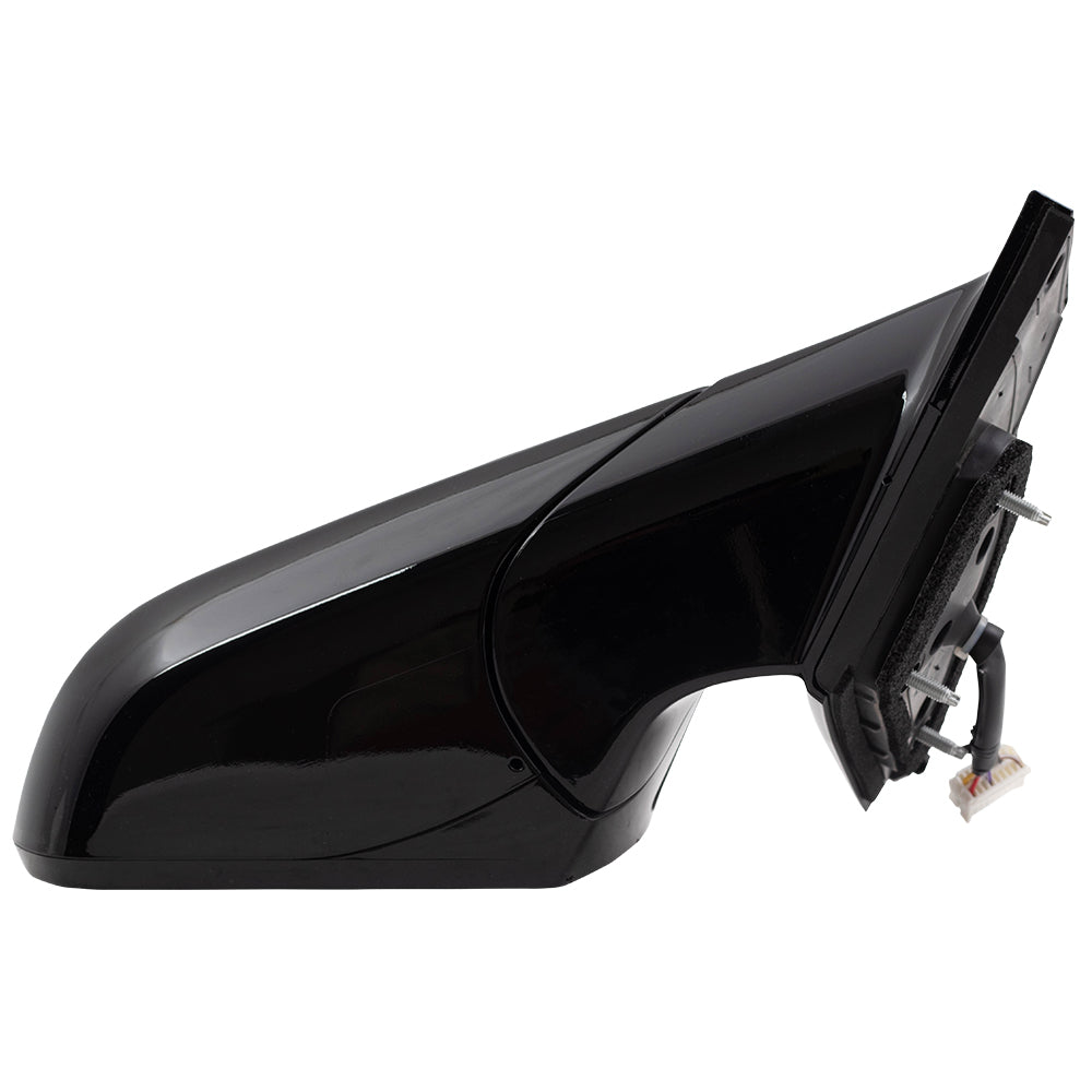 Brock Replacement Passenger Power Gloss Mirror Heated with Signal Blind Spot Detection Compatible with 2018 2019 Sonata