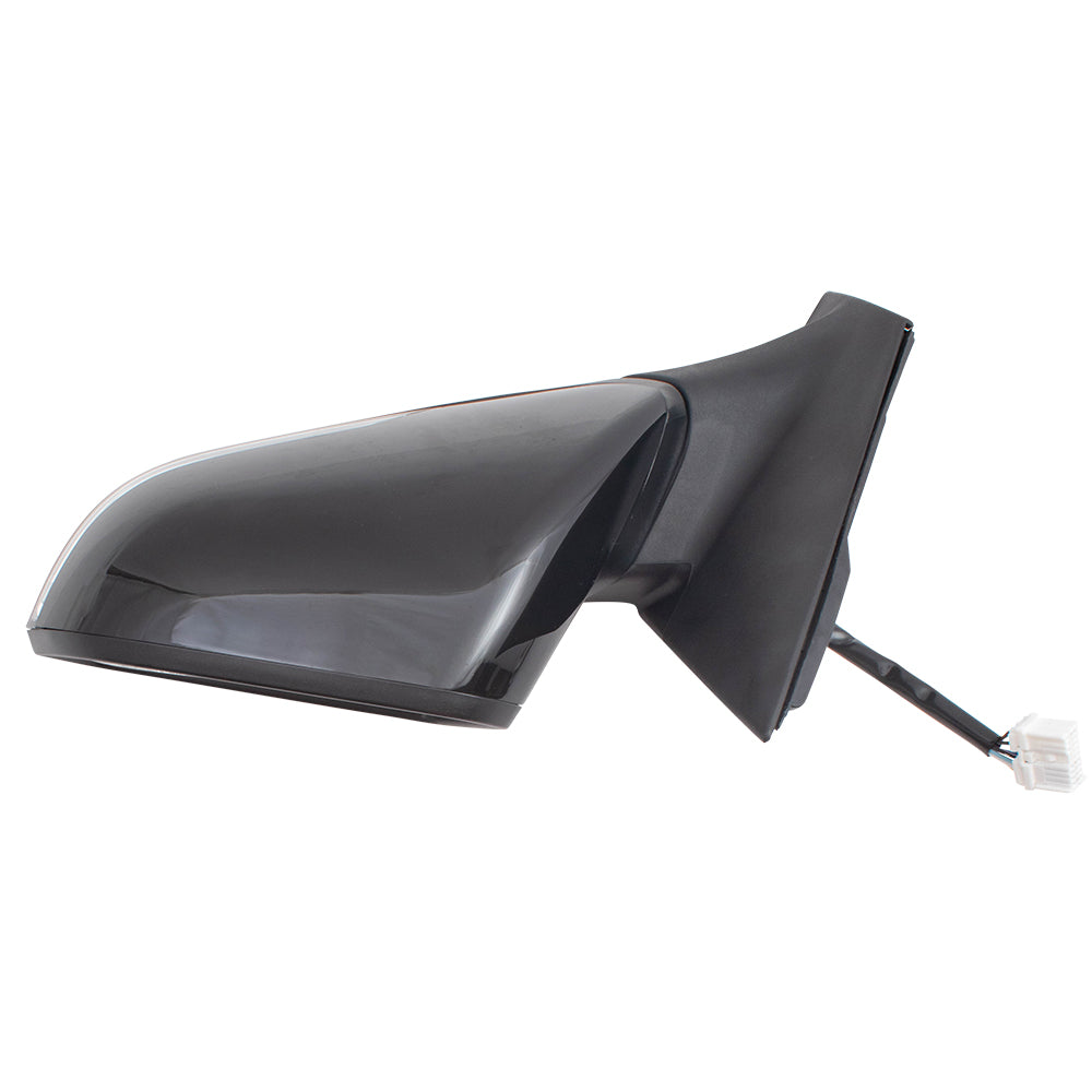 Brock Replacement Drivers Power Side View Mirror Heated Signal Blind Spot Detection Compatible with 15-17 Sonata 87610C2020 HY1320236