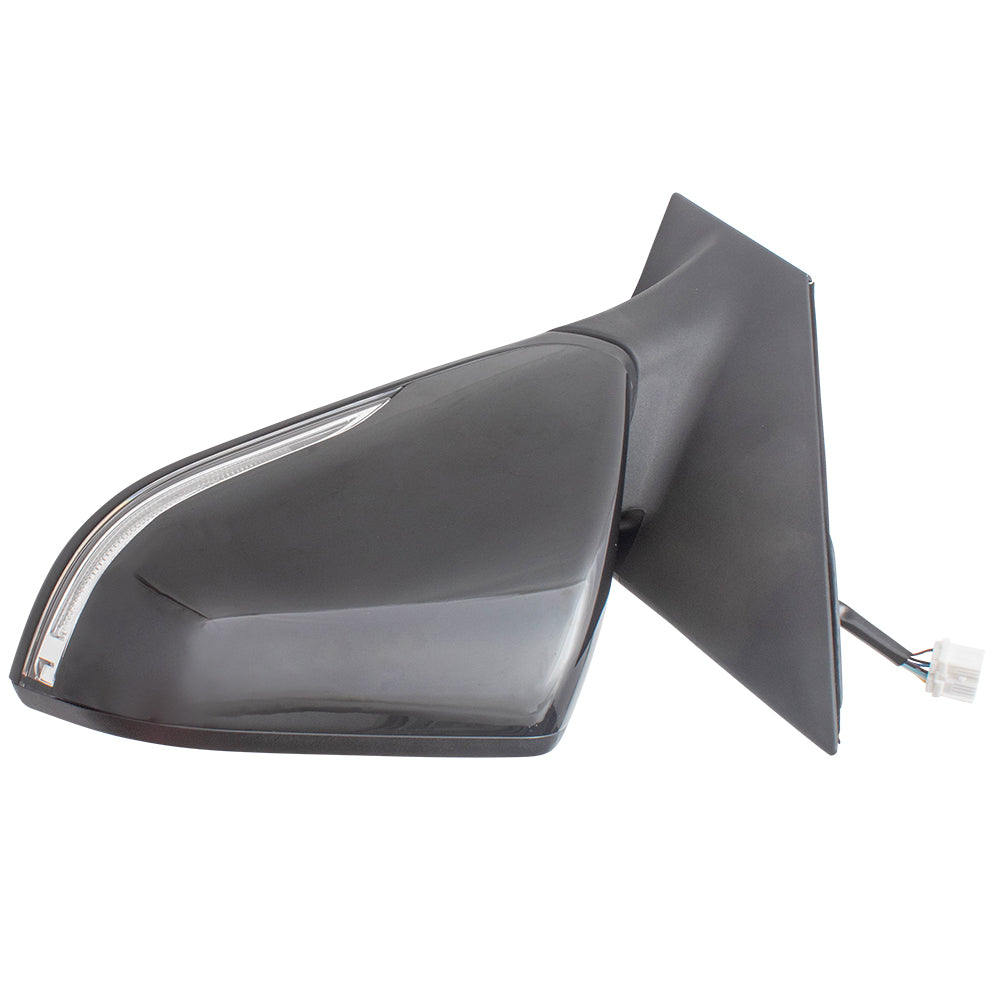 Brock Replacement Drivers Power Side View Mirror Heated Signal Blind Spot Detection Compatible with 15-17 Sonata 87610C2020 HY1320236