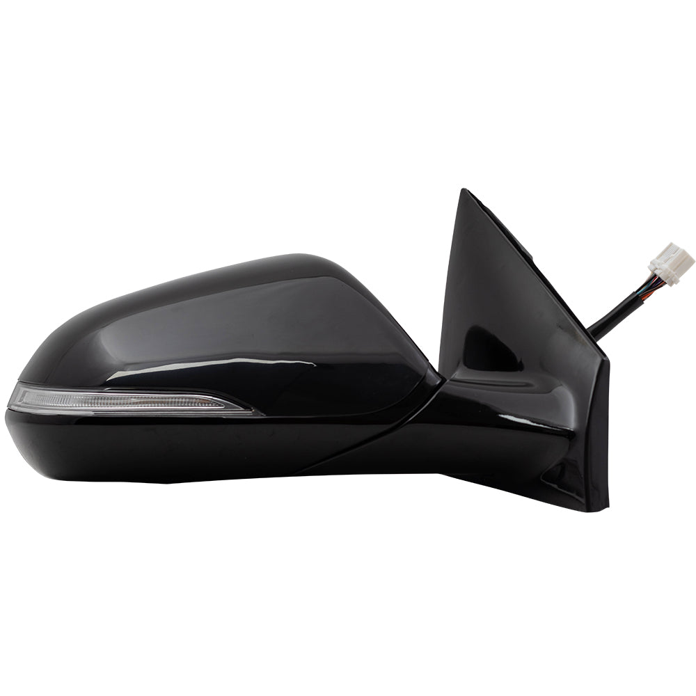 Brock Replacement Set Power Mirrors Heated with Signal Memory Blind Spot Detection Compatible with 2015 2016 2017 Sonata