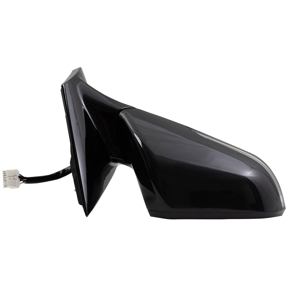 Brock Replacement Set Power Mirrors Heated with Signal Memory Blind Spot Detection Compatible with 2015 2016 2017 Sonata