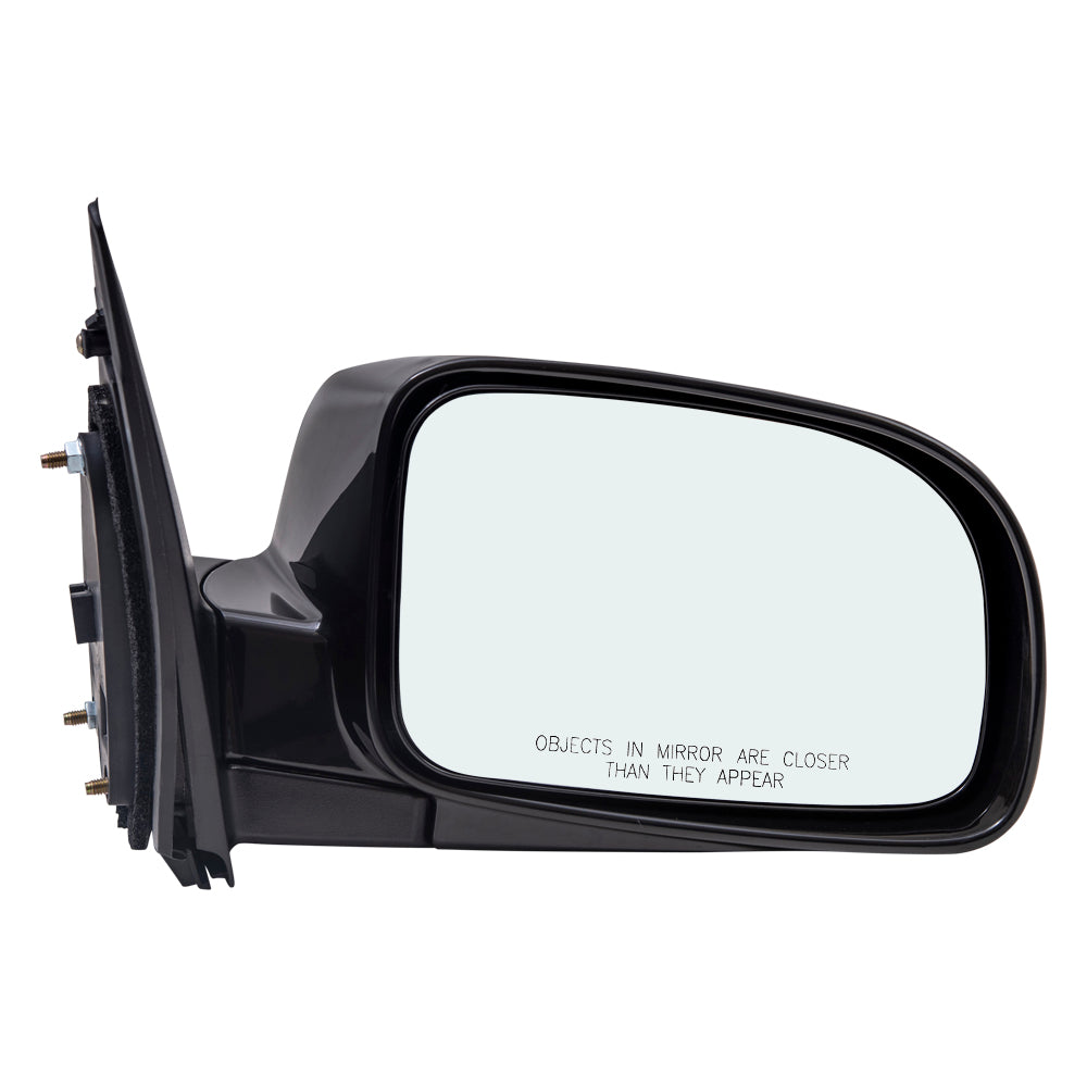 Brock Replacement Passengers Power Side View Mirror Heated Compatible with 2007-2012 Santa Fe SUV 87620-0W000
