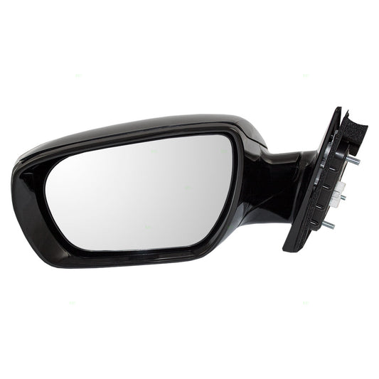 Brock Replacement Driver Power Side View Mirror Heated Signal Ready-to-Paint Compatible with 2013-2016 Santa Fe Sport 87610-4Z005