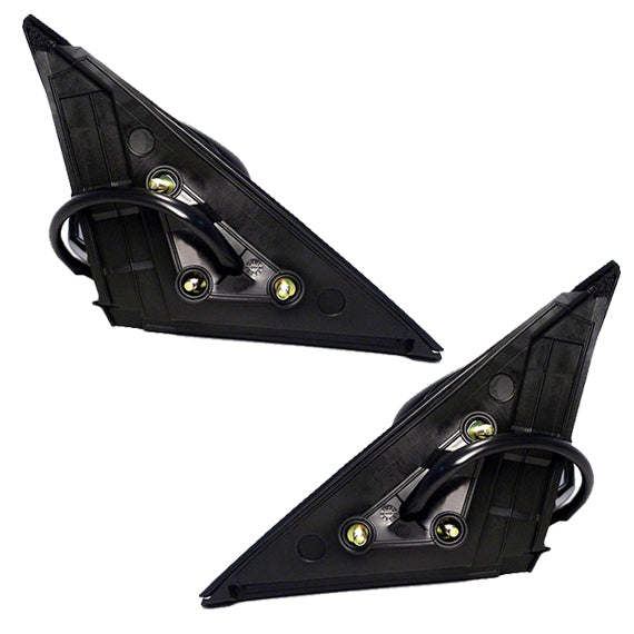 Brock Replacement Driver and Passenger Power Side View Mirrors Heated Compatible with 03-07 G35 Coupe K6302-AM865 K6301-AM865