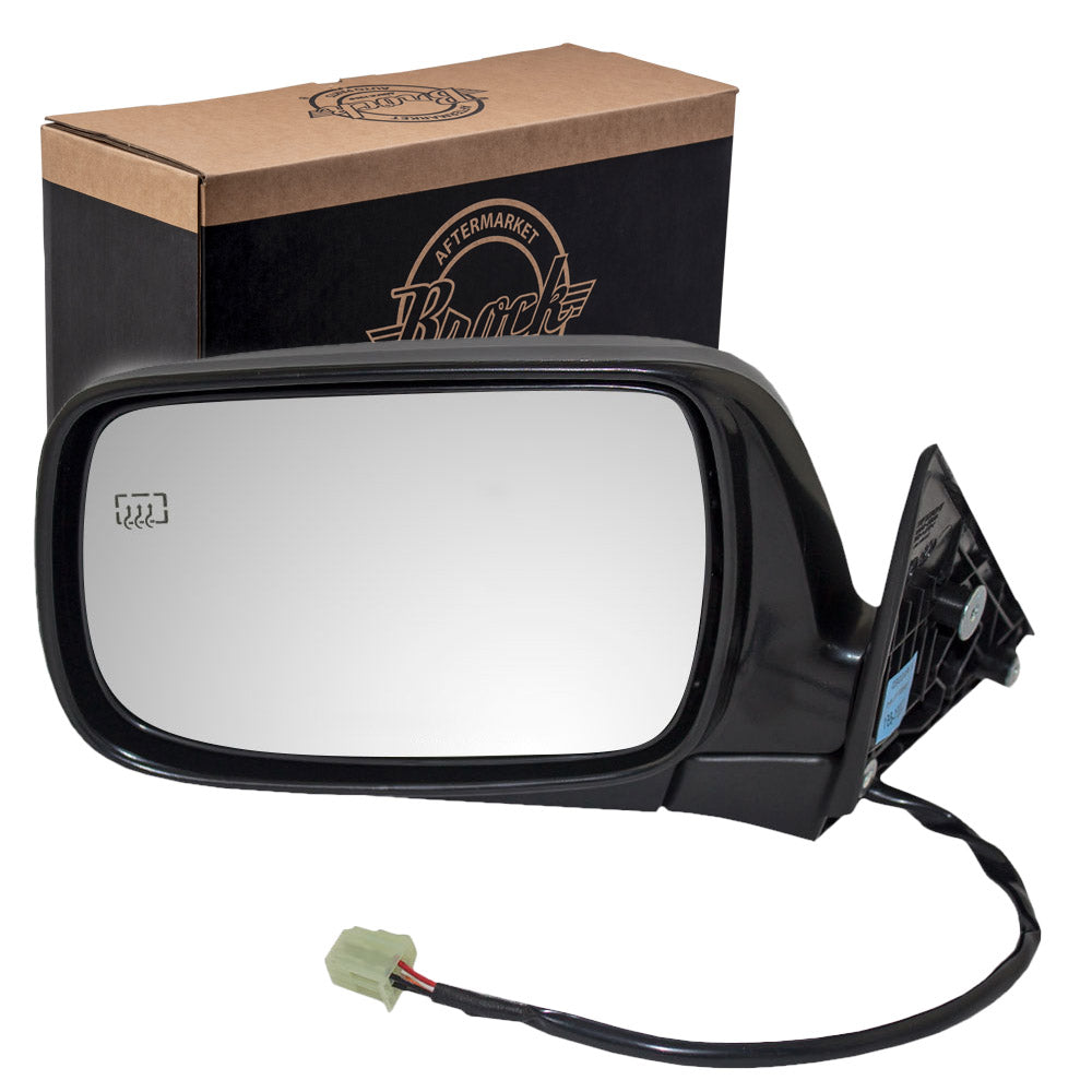 Brock Replacement Drivers Power Side View Mirror Heated Ready-to-Paint Compatible with 00-04 Outback 03-06 Baja 91031AE99ANN