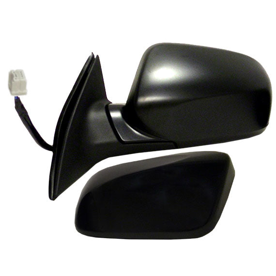 Brock Replacement Drivers Power Side View Mirror Heated with Smooth and Textured Cover Compatible with 2011-2014 Legacy Outback 91036AJ15B