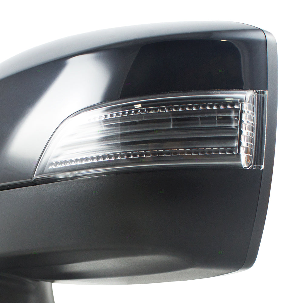 Brock Replacement Drivers Power Side View Mirror Heated Signal Compatible with Impreza XV Crosstrek & Hybrid WRX 91036VA051