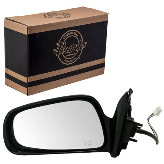 99-03 Mitsubishi Galant Drivers Side View Power Mirror Heated Smooth Assembly