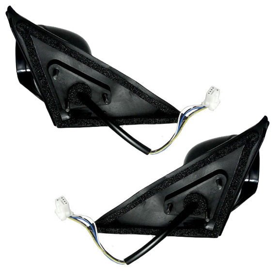 Brock Replacement Driver and Passenger Power Side View Mirrors Heated Compatible with 99-03 Galant MR788214 MR788222