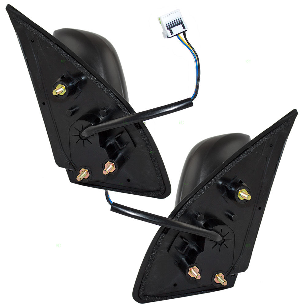 Brock Replacement Driver and Passenger Power Side View Mirrors Heated Compatible with 10-11 Outlander SUV 7632B433 7632B434