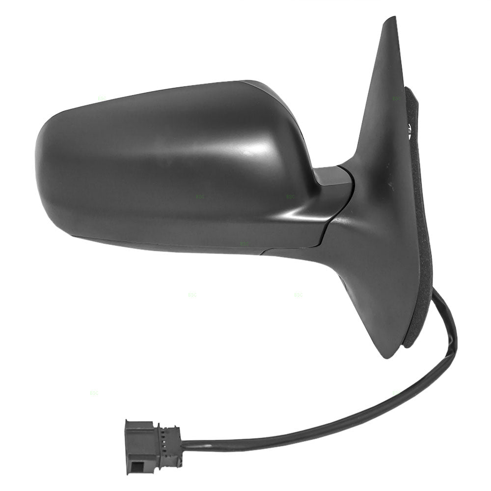 Brock Replacement Passenger Side Power Mirror Paint to Match Black with Heat and Blue Glass without Memory Compatible with 1999-2005 A4 1999-2007 Golf 1J1 857 508 K0 1C