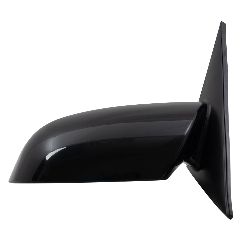 Brock Aftermarket Replacement Driver Left Passenger Right Power Mirror Set Paint to Match Black With Heat Compatible With 2006-2010 Hyundai Sonata