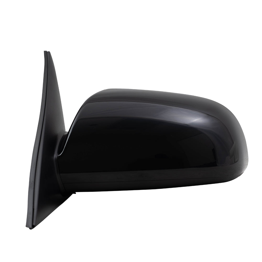 Brock Aftermarket Replacement Driver Left Passenger Right Power Mirror Set Paint to Match Black With Heat Compatible With 2006-2010 Hyundai Sonata