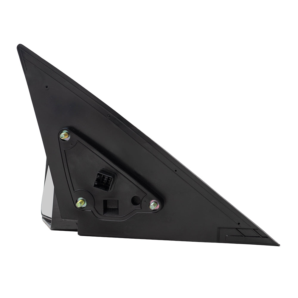 Brock Aftermarket Replacement Driver Left Passenger Right Power Mirror Set Paint to Match Black With Heat Compatible With 2006-2010 Hyundai Sonata