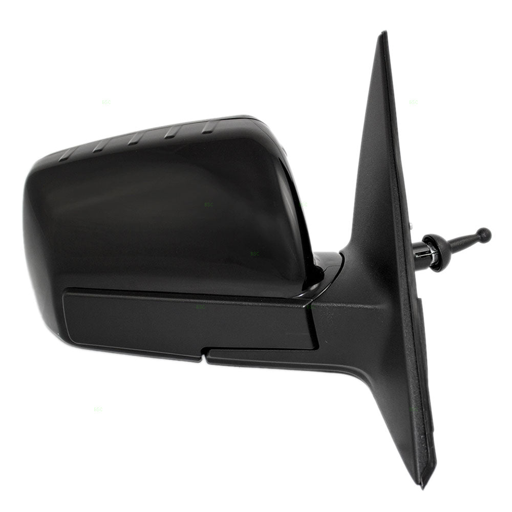 Brock Replacement Passengers Manual Remote Side View Mirror Ready-to-Paint Compatible with 2010-2013 Soul KI1321160