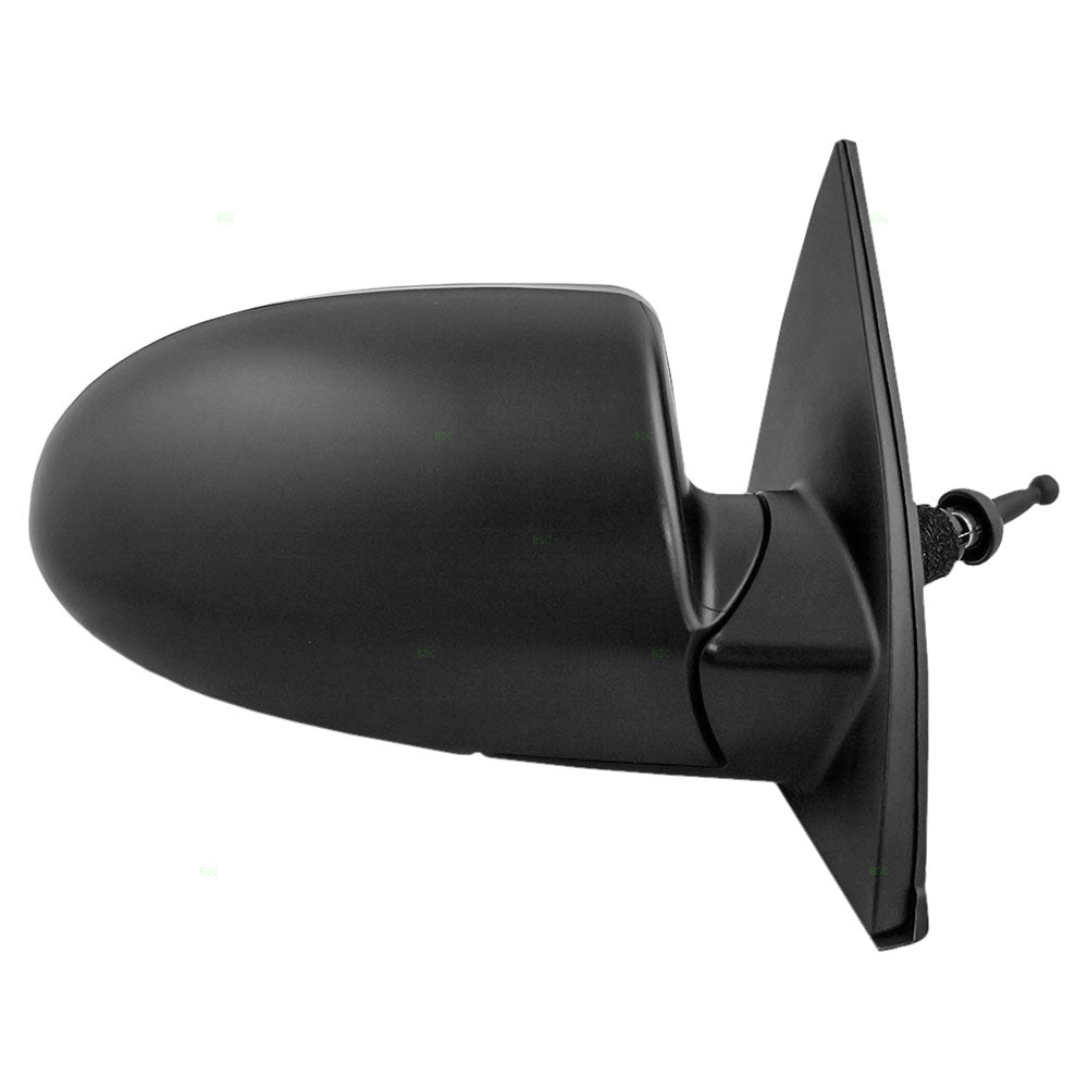 Passengers Side View Manual Remote Mirror for 06-09 Hyundai Accent 87620-1E040