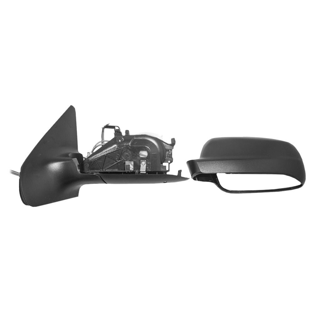 Volkswagen Golf Jetta Drivers Side View Manual Remote Mirror Blue Tinted Glass