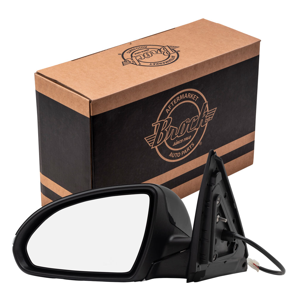 Brock Replacement Side View Mirror for 2016-2018 Optima Power with Signal Driver Compatible with 2016-2018 Optima 87610D5000 87610 D5000