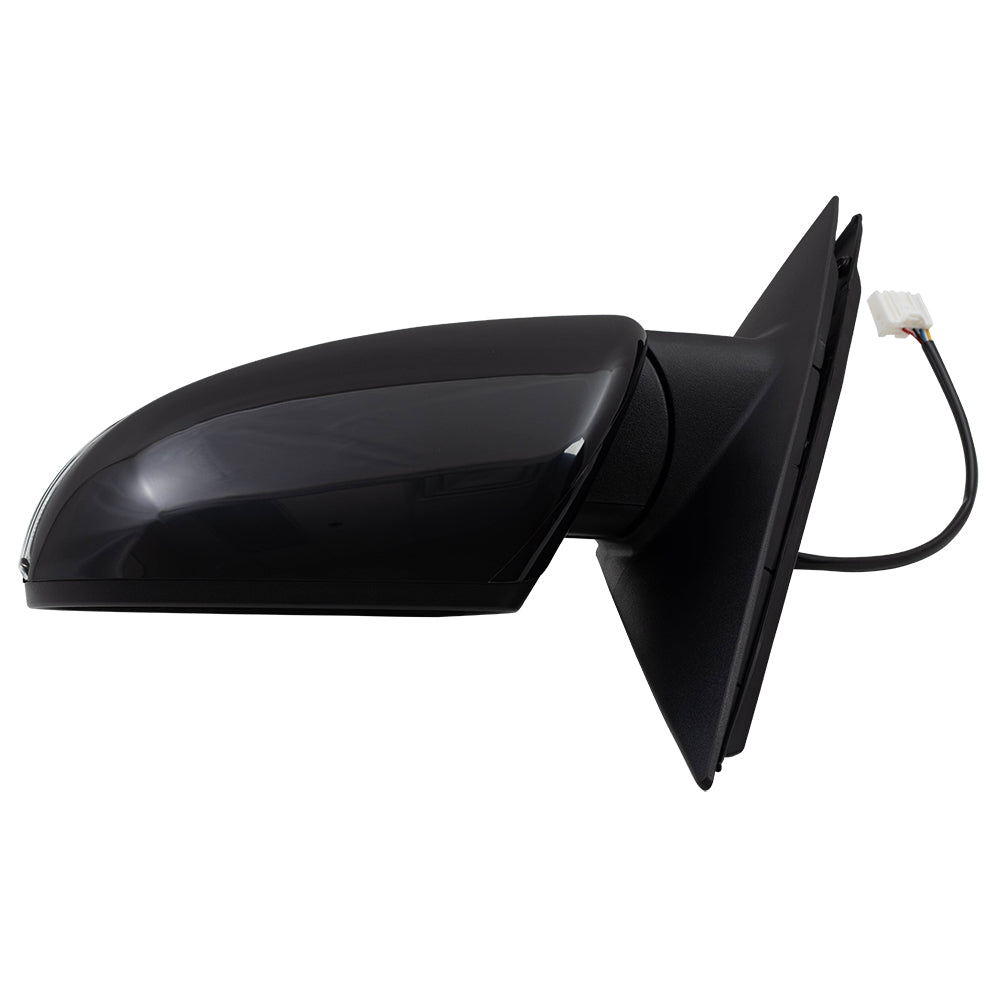 Brock Replacement Side View Mirror for 2016-2018 Optima Power with Signal Driver Compatible with 2016-2018 Optima 87610D5000 87610 D5000