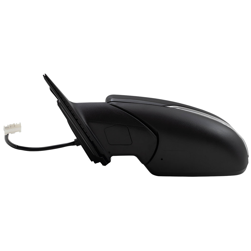 Brock Replacement Side View Mirror for 2016-2018 Optima Power with Signal Driver Compatible with 2016-2018 Optima 87610D5000 87610 D5000