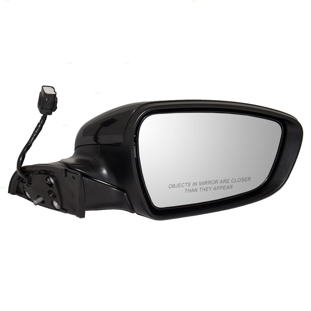 Brock Replacement Passengers Power Side View Mirror Heated Ready-to-Paint Compatible with 14-16 Forte Forte5 87620A7200