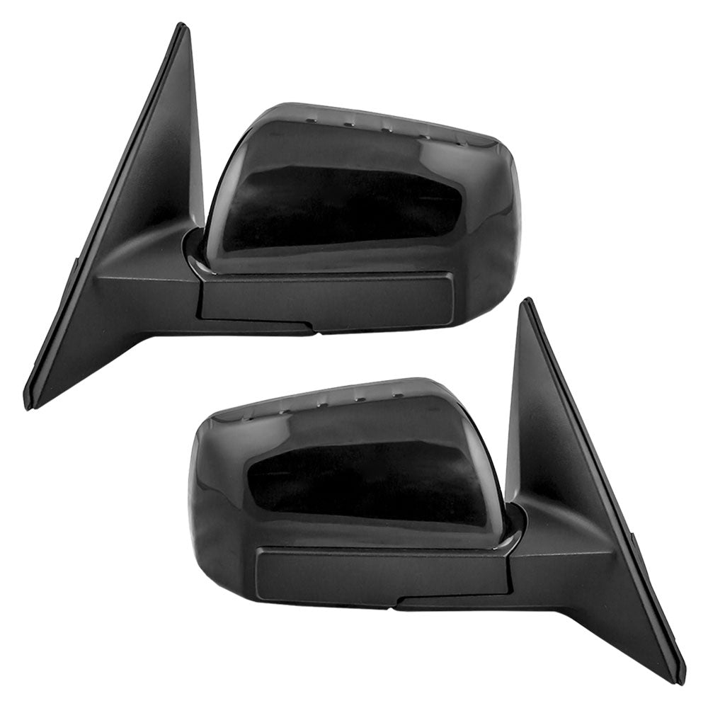 Brock Replacement Driver and Passenger Power Side View Mirrors Ready-to-Paint Compatible with 2010-2011 Soul 876102K330 876202K330