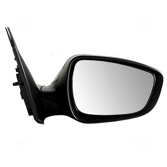 Brock Replacement Passengers Power Side View Mirror Textured Compatible with Accent 87620-1R250