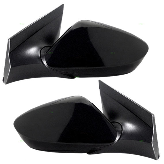 Brock Replacement Driver and Passenger Power Side View Mirrors Compatible with 12-17 Accent 87610-1R210 87620-1R210