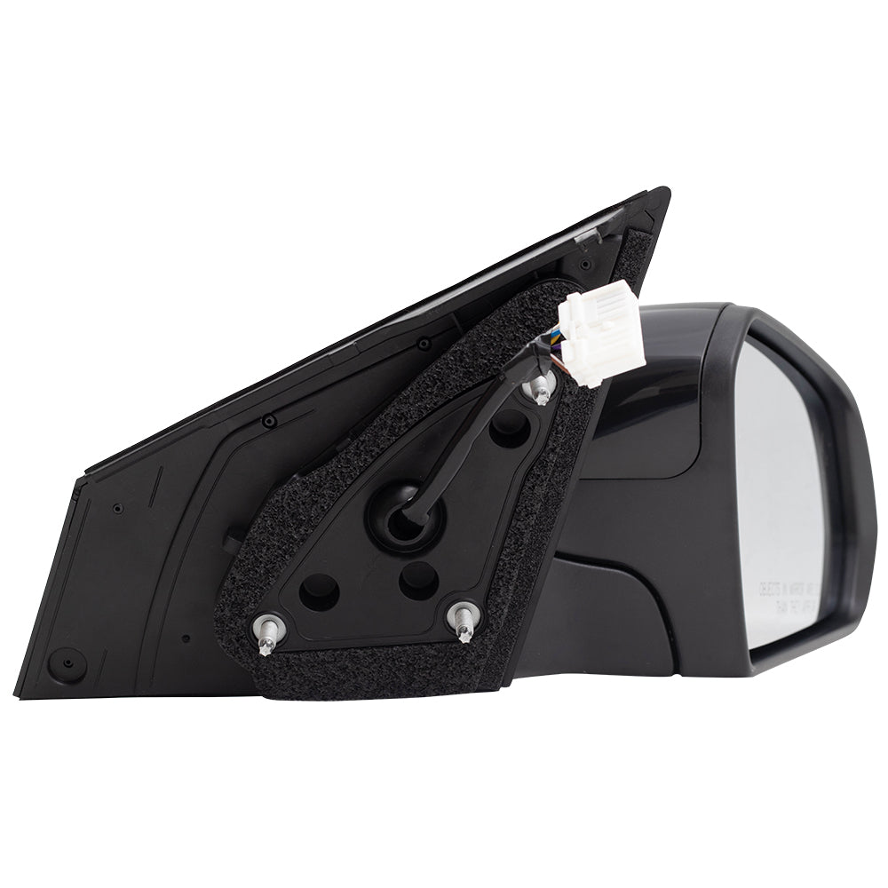 Brock Replacement Pair Set Power Side View Mirrors w/ Blind Spot Detection fits 2018 Sonata replaces HY1320237 HY1321237 87610C2620 87620C2580