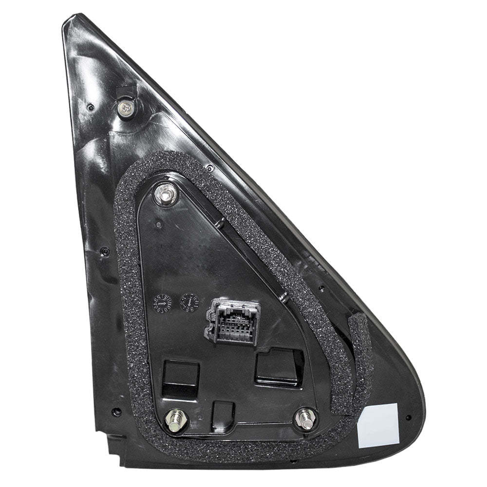 Brock Replacement Drivers Power Side View Mirror Textured Compatible with 2007-2012 Santa Fe 87610-0W110