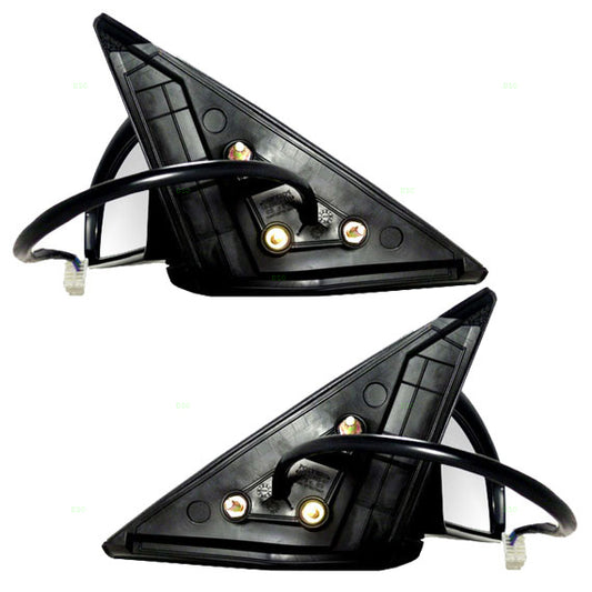 Brock Replacement Driver and Passenger Power Side View Mirrors Ready-to-Paint Compatible with 03-07 G35 Coupe K6302-AM805 K6301-AM805