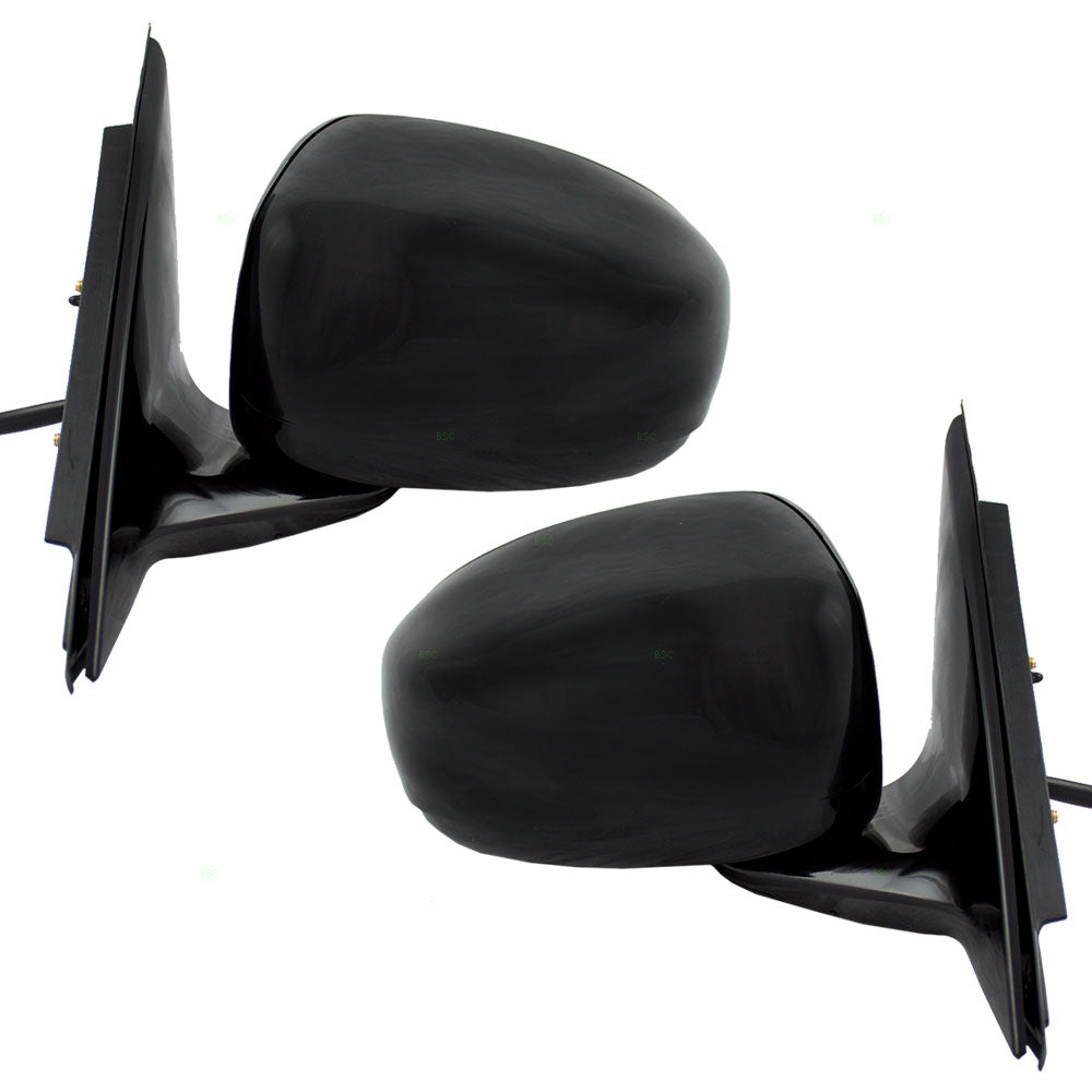 Brock Replacement Driver and Passenger Power Side View Mirrors Compatible with 07-08 G35 96302-1NA0A 96301-1NA0A