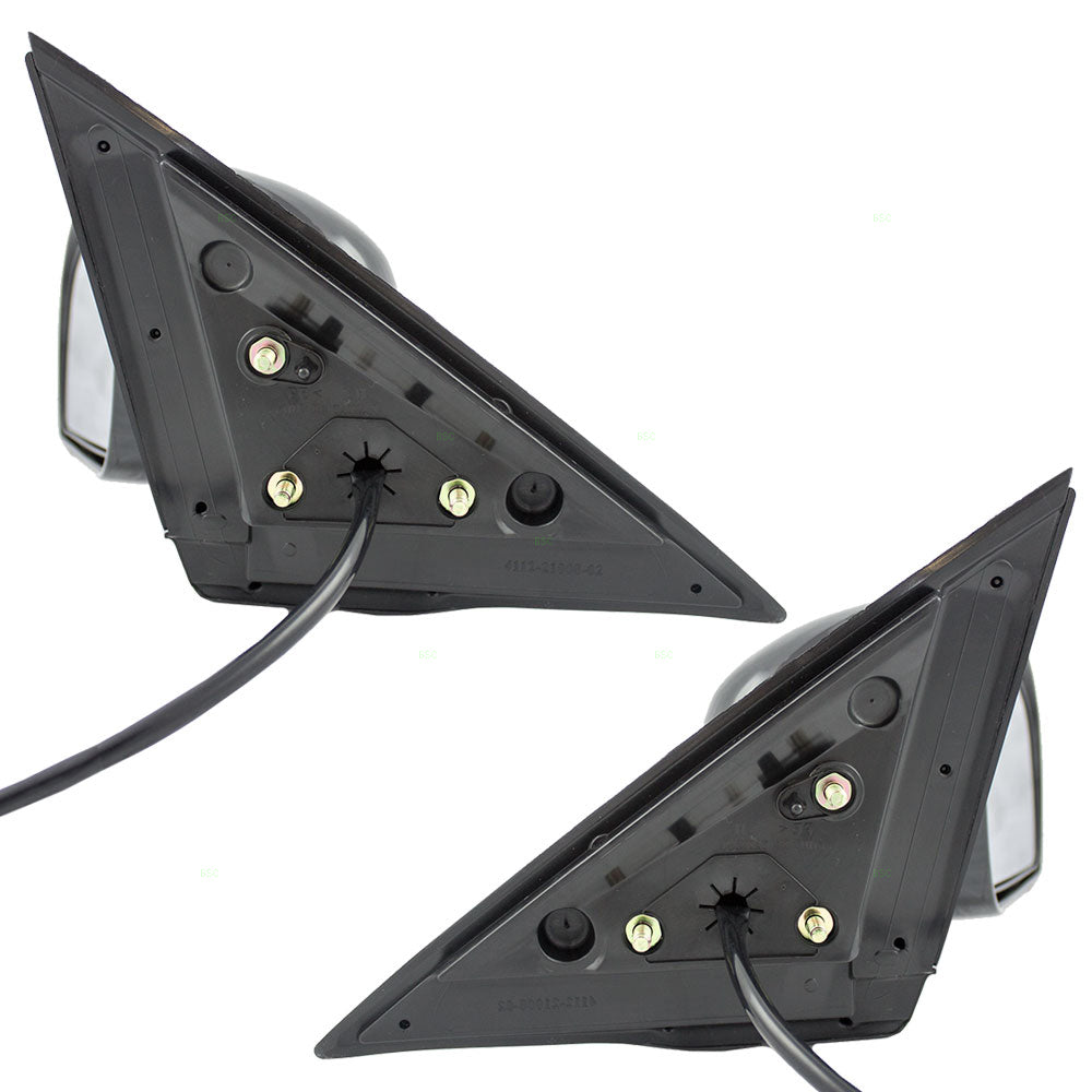 Brock Replacement Driver and Passenger Power Side View Mirrors Compatible with 07-08 G35 96302-1NA0A 96301-1NA0A