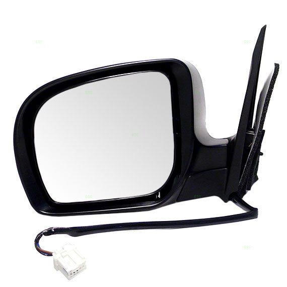 Brock Replacement Drivers Power Side View Mirror Ready-to-Paint Black Compatible with 2011-2013 Forester 91029SC460